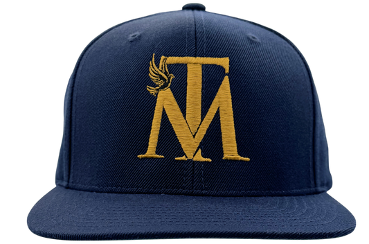 Navy Blue w/ Gold MT Logo Baseball Cap