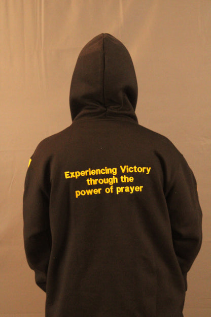 My Testimony Hoodie -- Black/Gold