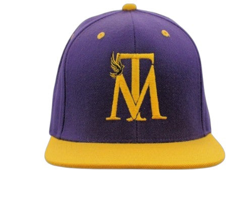 Purple-Gold w/ Gold MT Logo Baseball Cap